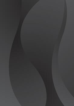 Black wave gradient abstract digital background vector