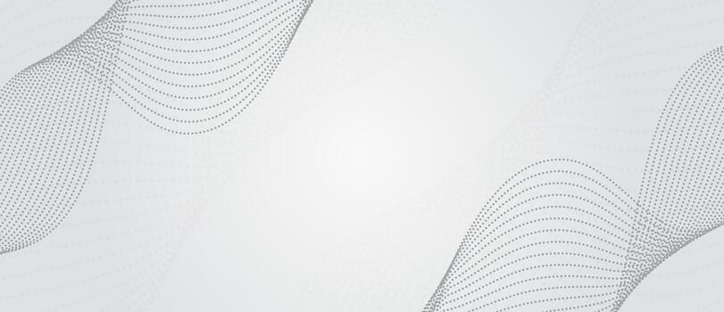 Abstract grey wave lines pattern on white background with space for your text vector