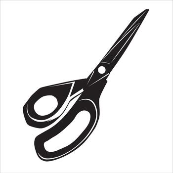 scissors with exceptional functionality vector