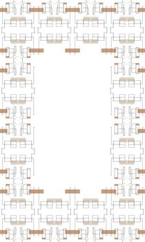 Modern Geometric Abstract Border Frame with Clean Shapes for Stylish Visual Designs vector