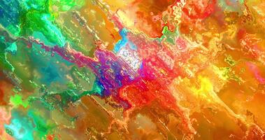 abstrakt animerad bakgrund med en rör på sig flytande textur och slät regnbågsskimmer. perfekt för webb design, PR material, och presentationer.1114 video