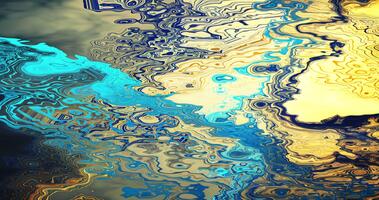 incandescente, senza intoppi fluente contorni creare un astratto carta geografica o biologico modello. senza soluzione di continuità looping animazione. il dinamico struttura con un' raggiante effetto crea un atmosfera di fantasia e magia.2222 video