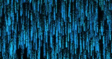 un' dinamico ruscello di raggiante particelle con sentieri immerge voi nel il atmosfera di digitale pioggia - spettacolare animazione per intro o visivo progetti.1114 video