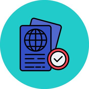 Passport Control Sharp Tone Unit vector