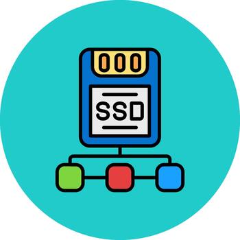 Ssd Disk Sharp Render Texture vector