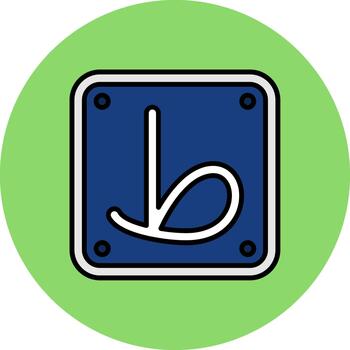 Arabic Language Digital Layer Unit vector