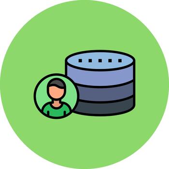 User Data Abstract Pattern Block vector