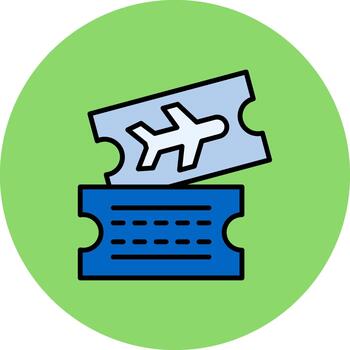 boleto resumen modelo bloquear vector