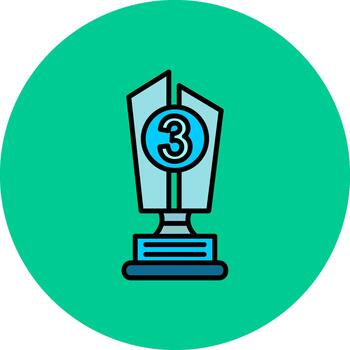 3rd Prize Modern Layer Token vector