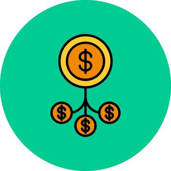 Diversification Crisp Display Token vector