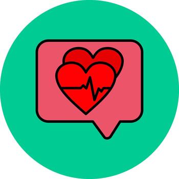 corazón agudo hacer textura vector