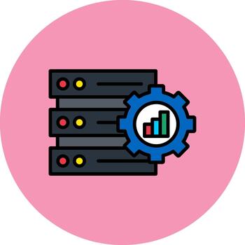 Data Management Smooth Pixel Form vector