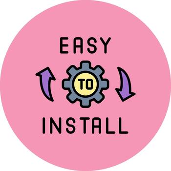 Easy Installation Clear Layer Form vector