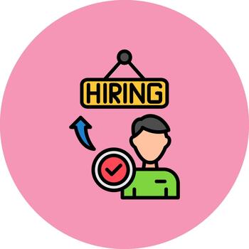 Hiring Dynamic Stroke Element vector