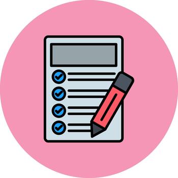 List Frosted Pixel Unit vector