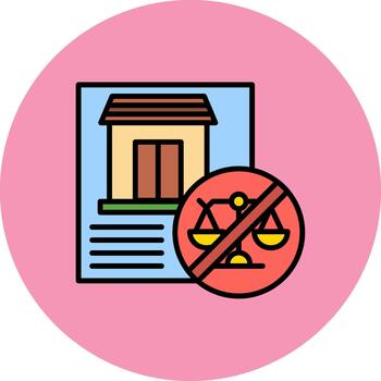 Illegal Subtle Stroke Patch vector