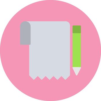 Invoice Subtle Stroke Patch vector