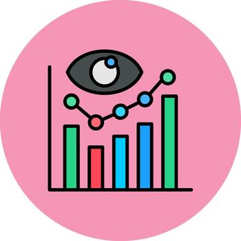 Predictive Analysis Future Mode Badge vector