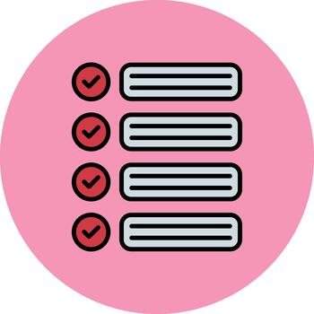 To Do List Abstract Motion Badge vector