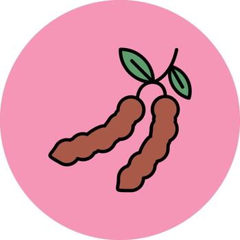 Tamarind Soft Pixel Texture vector