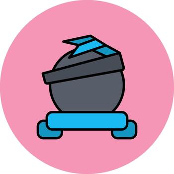 Circle Ribbon Soft Pixel Texture vector