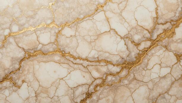 Elegant Marble Surface With Golden Veining Showcasing Natural Beauty and Intricate Patterns photo