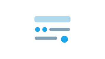 astratto rappresentazione di un' dati menù o elenco opzioni video