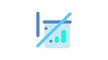 osammanhängande data digital grafisk visar Nej data signal tillgängliga video