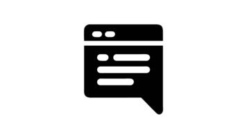 abstract achtergrond met solide zwart kleur blok ontwerp. video