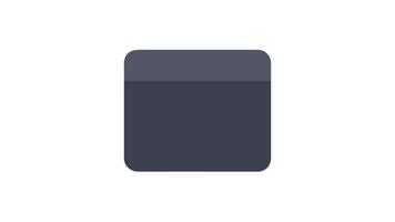 piatto design utente interfaccia elemento su bianca sfondo video