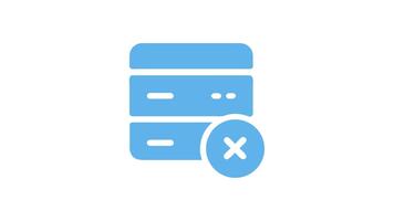 databank fout vlak animatie illustratie gegevens veiligheid concept video