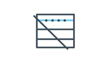 abstract databank icoon wijzend op beperkingen Aan gegevens toegang video