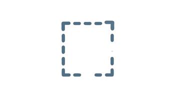 platt animering ikon som visar data ladda upp bearbeta med pil video