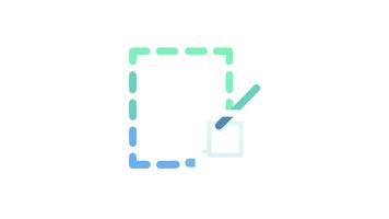 grafiska ikon av urval verktyg, beskära, eller storleksändring video