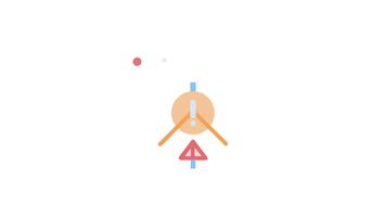 hemsida fel meddelande fönster med varning ikon grafisk video