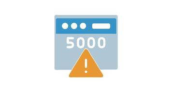 sito web errore superiore limite con avvertimento simbolo illustrazione video