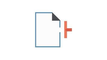 fil anknytning ikon illustration för programvara Ansökan ui video