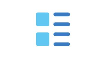 astratto griglia disposizione interfaccia icona con arrotondato angoli design video