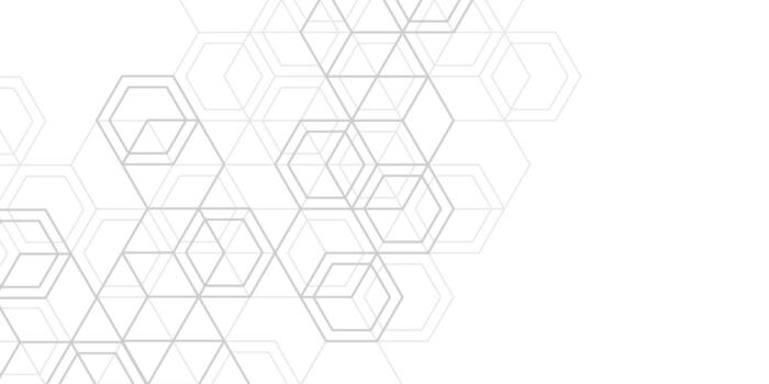 tecnológico blanco antecedentes. resumen antecedentes de hexágonos . vector