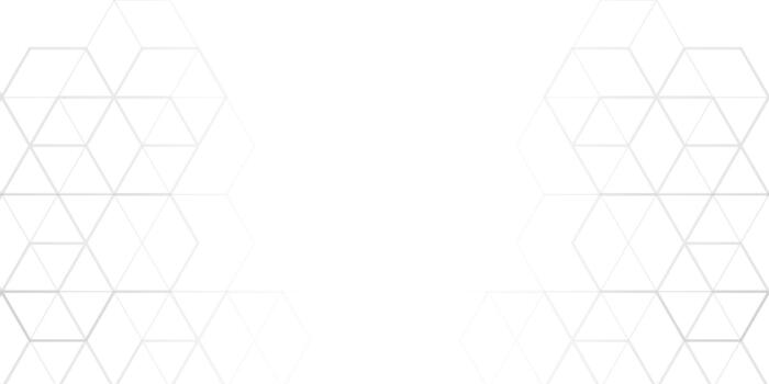 White background from cubes and lines. Linear geometric . vector