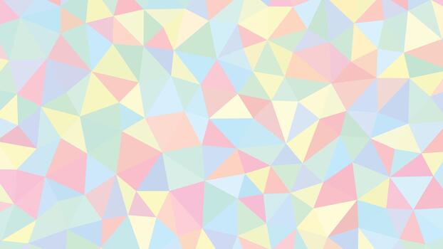 Geometric Pastel Polygonal Background with Soft Colors and Triangular Design vector