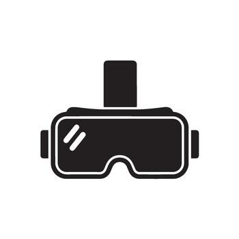 pulcro vr auriculares mostrando inmersivo visuales en un digital ambiente transporte un sentido de futurista tecnología y virtual realidad mi vector