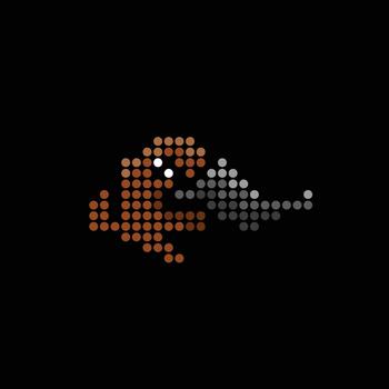 platypus 8 bit pixel art character vector