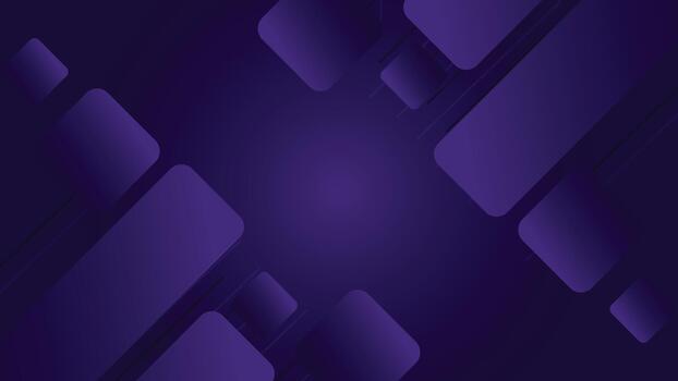 Modern purple geometric abstract background featuring glowing rounded shapes and smooth gradients ideal for branding presentations digital art wallpapers and creative design projects vector