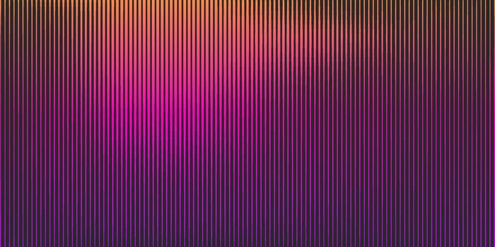 Vibrant neon halftone gradation field. Rainbow diagonal stripe gradient backdrop with saturated parallel bands and soft luminous chromatic flow. vector