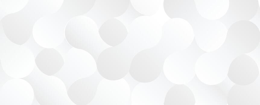 metaballs formas resumen geométrico en blanco antecedentes vector