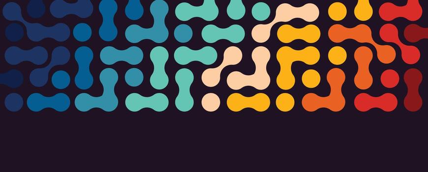 metaballs formas en filas resumen geométrico antecedentes vector