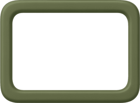 arrotondato verde telaio la creazione di vuoto copia spazio, trasparente sfondo png