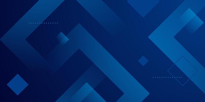 Abstract dark blue banner background with overlap square pattern design. Simple and elegant banner background style. vector