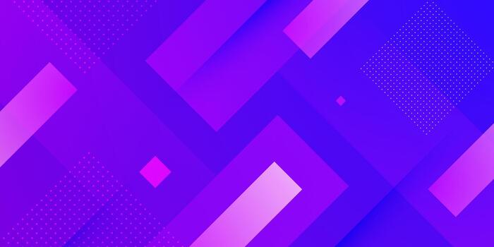 Abstract colorful purple background with overlap square stripes pattern element concept design. Futuristic banner style. vector